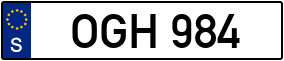 Truck License Plate